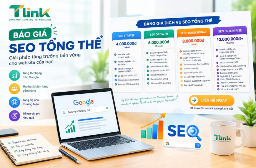 Báo giá SEO tổng thể