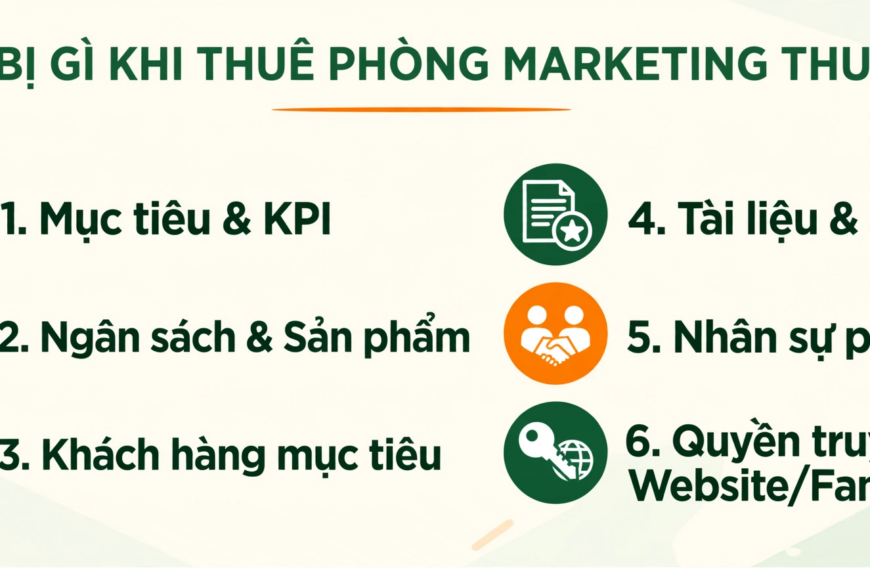 cần chuẩn bị gì khi thuê phòng marketing